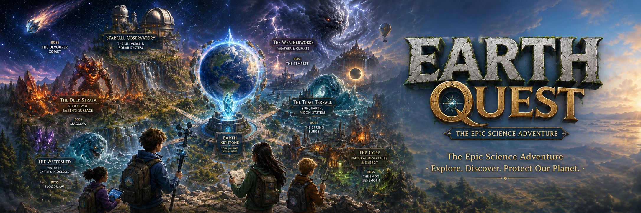 Earth Quest — the epic Earth Science RPG